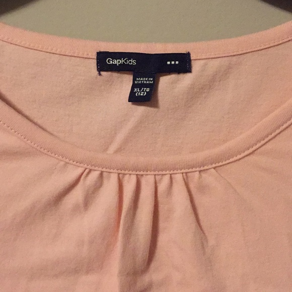 Gap Pink Sequin Satin Ruffles Long Sleeve Dress - Picture 5 of 7